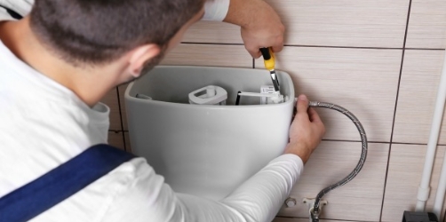 leaky toilet repair